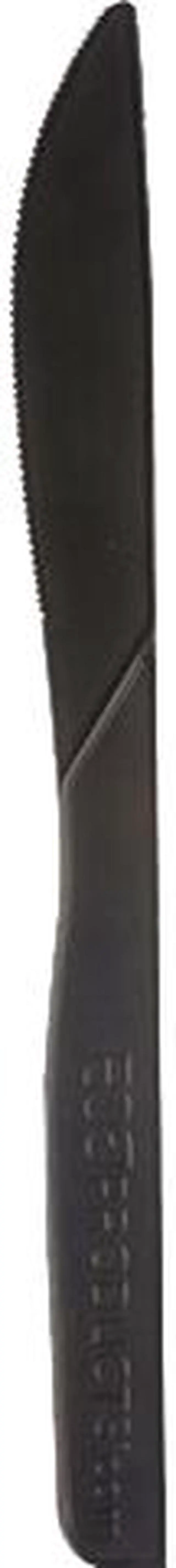 Main image of Eco-Products EP-S111 6" Post-Consumer Recycled Polystyrene Knives - Black - 1000/Pack