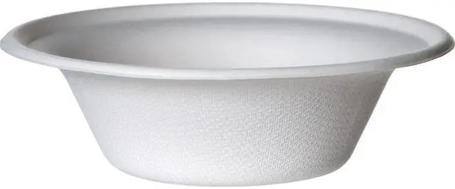 Main image of Eco-Products EP-BL12NFA Vanguard Renewable & Compostable Sugarcane Bowls - 12oz - No PFAS Added