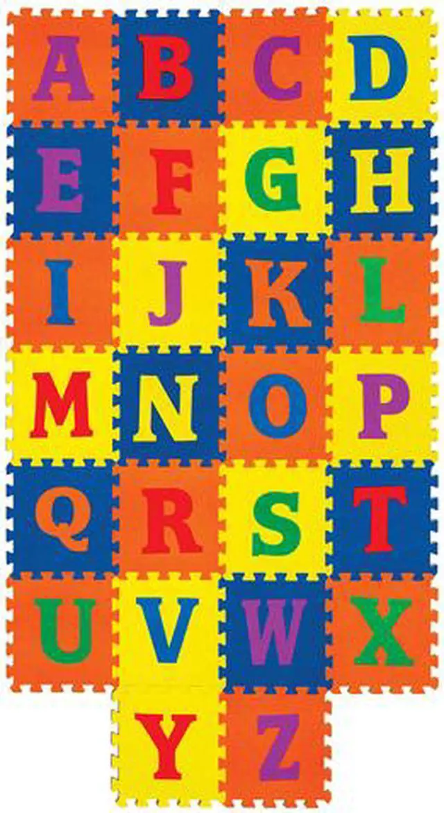 Main image of Creativity Street AC4353 WonderFoam Early Learning, Alphabet Tiles, Ages 2 and Up