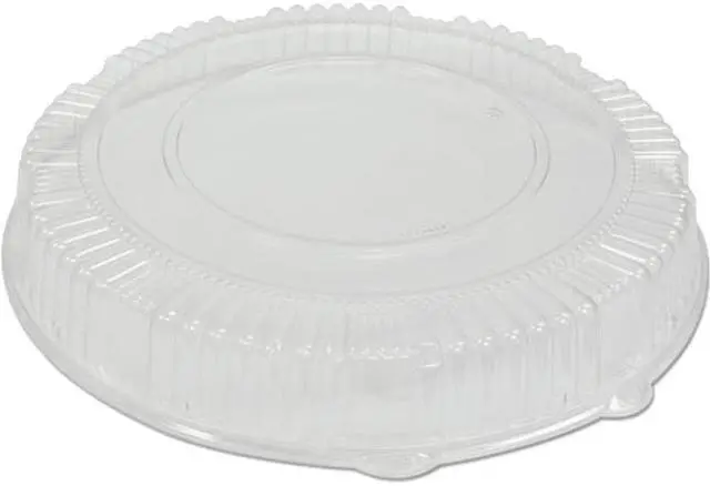 Main image of WNA Checkmate 18" Clear PET Plastic Round High Dome Lid WNA A18PETDM - 25/Case