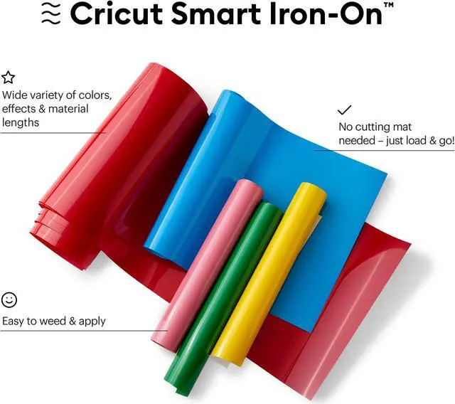Alt view image 2 of 3 - Cricut Smart Iron-On Red | 1 Roll 13inx3ft 2008482