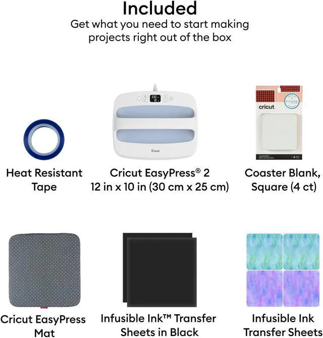 Alt view image 2 of 5 - Cricut EasyPress 2 Essentials Bundle | 2007827