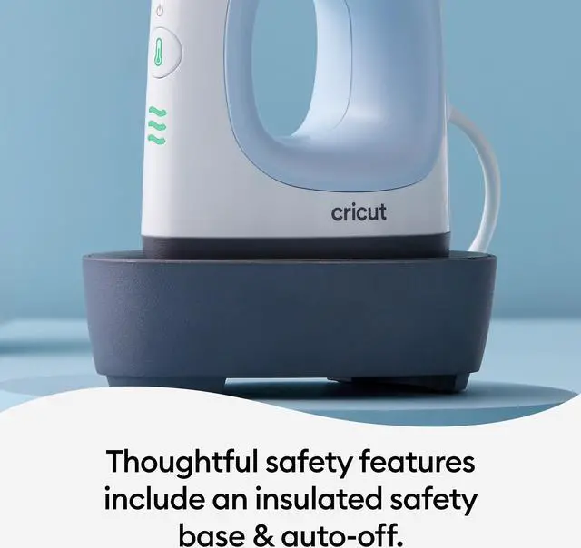 Alt view image 5 of 8 - Cricut EasyPress Mini Zen | Blue 2009425