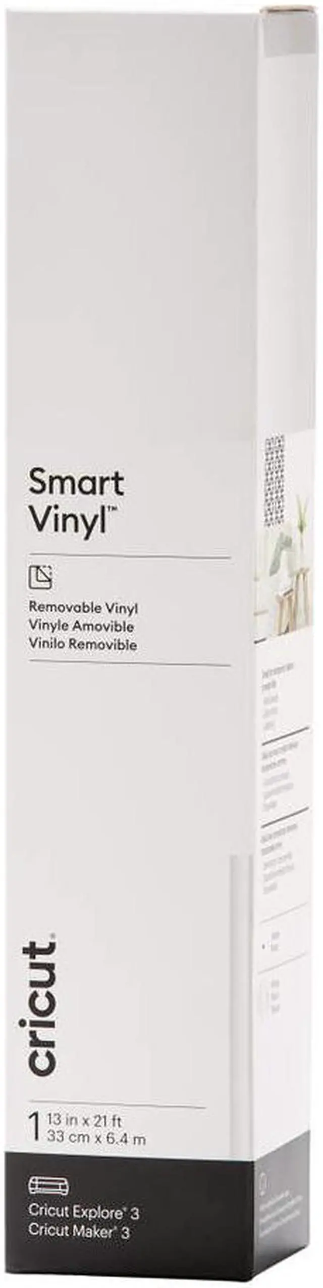 Main image of Cricut Smart Vinyl Craft Vinyl - 13" x 21 ft - Black  2008543