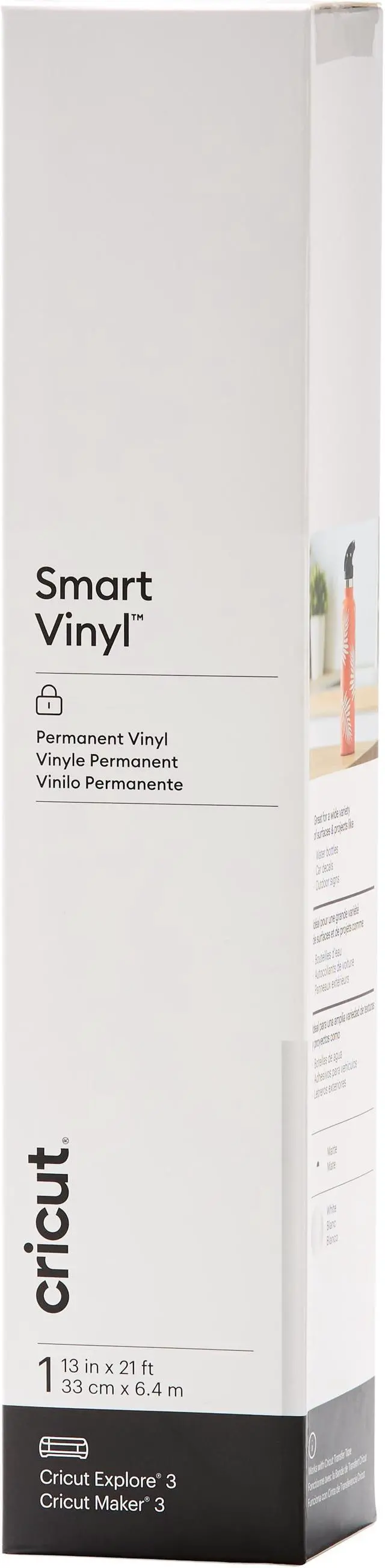 Main image of Cricut Smart Vinyl Permanent White | 1 Roll 13inx21ft 2008542