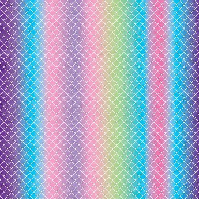 Alt view image 2 of 5 - Cricut Infusible Ink Transfer Sheet Patterns - 12" x 12" - 4 Sheet - Mermaid Rainbow  2006768