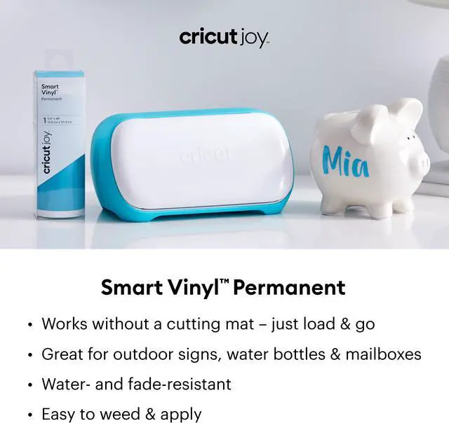 Alt view image 2 of 4 - Cricut Joy Smart Vinyl Permanent White | 1 Roll 5.5"x120" 2007353