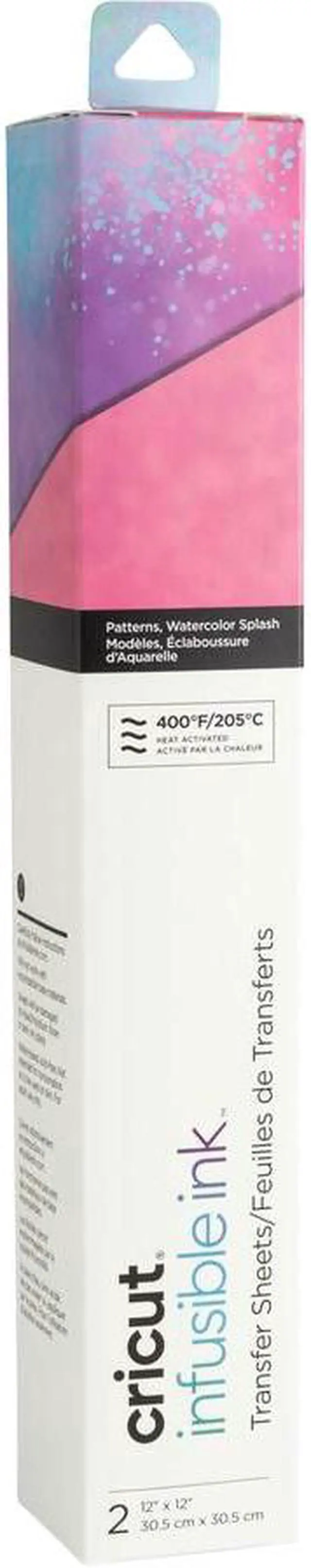 Main image of Cricut Infusible Ink Watercolor Splash | 2 Transfer Sheets 12"x12" 2006776