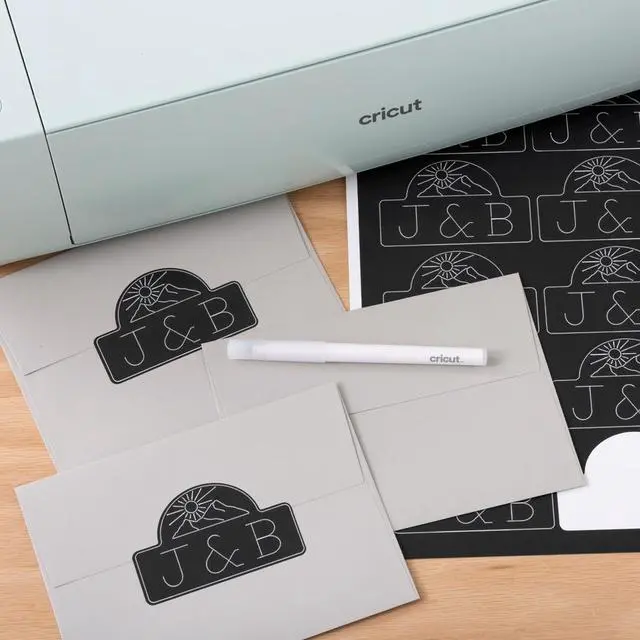 Alt view image 2 of 3 - Cricut Smart Label Writable Vinyl - 13" x 3ft - Permanent Adhesive - Rectangle - Black  2009446