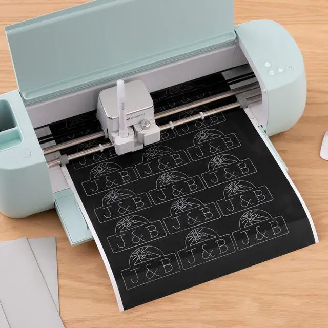 Alt view image 3 of 3 - Cricut Smart Label Writable Vinyl - 13" x 3ft - Permanent Adhesive - Rectangle - Black  2009446