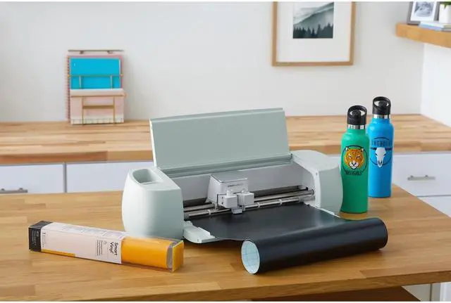 Alt view image 2 of 2 - Cricut Smart Vinyl - 13" x 36" - Permanent - Blue  2008514