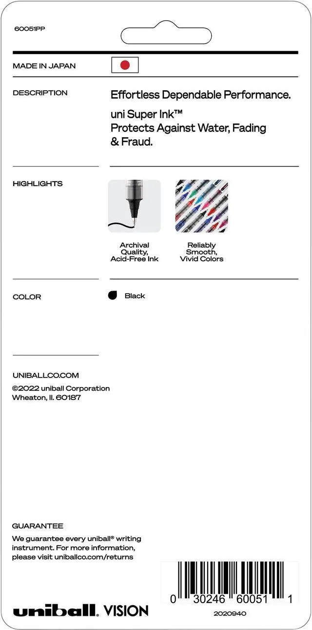 Alt view image 3 of 4 - uni-ball Vision Rollerball Pen 60051PP