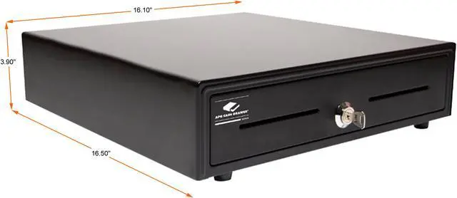 Alt view image 2 of 2 - APG, ARLO Cash Drawer, Black, 16.1 x 16.5, Cable Included