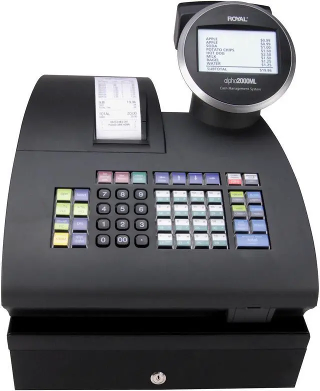 Main image of Royal 2000ML Cash Register 89396T