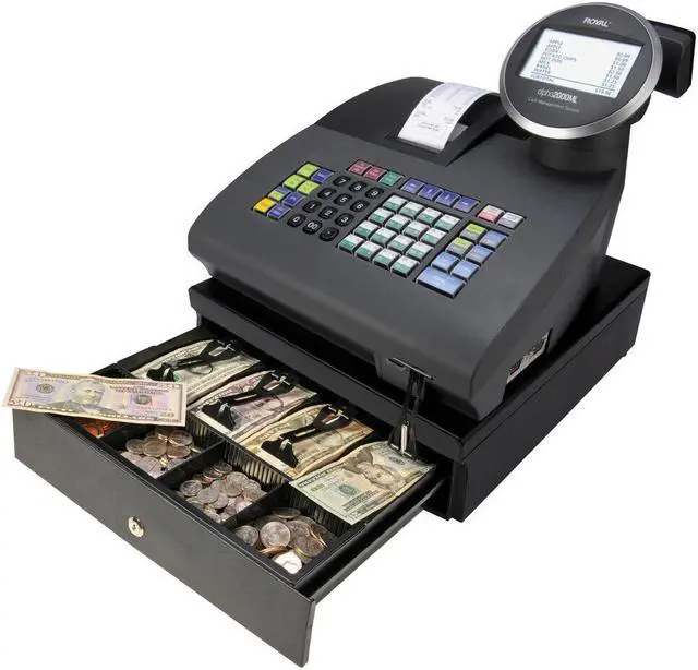Alt view image 2 of 3 - Royal 2000ML Cash Register 89396T