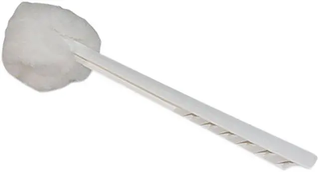 Main image of IMPACT 20425-91 Deluxe Toilet Bowl Mop, 10" Handle, White, 25/Carton
