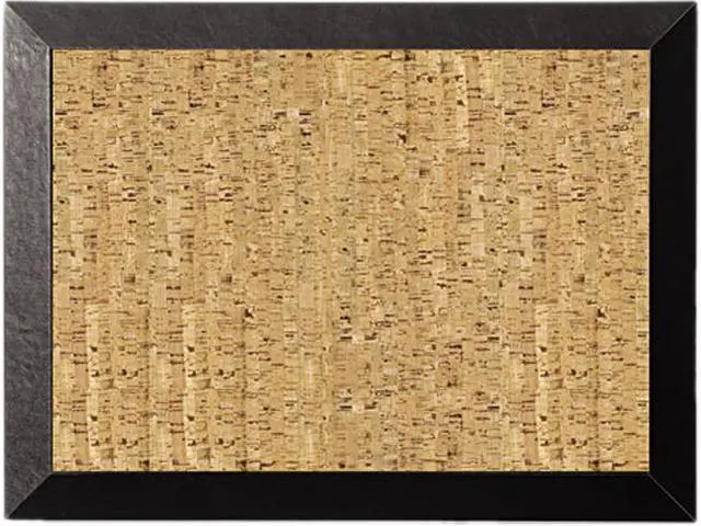 Main image of Bi-Silque SF0422581012 Mastervision Natural Cork Bulletin Board, 18x24, Cork/Black
