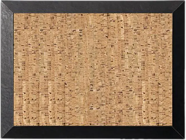 Main image of Bi-Silque SF0722581012 Mastervision Natural Cork Bulletin Board, 24x36, Cork/Black