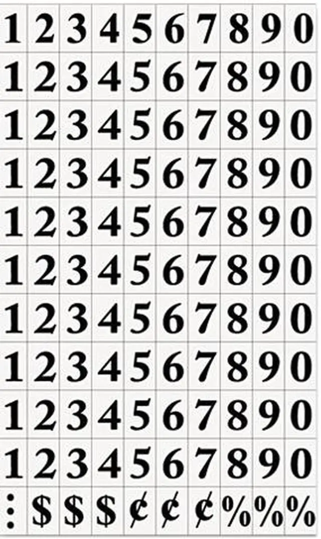 Main image of MasterVision
Interchangeable Magnetic Characters, Numbers, Black, 3/4""h