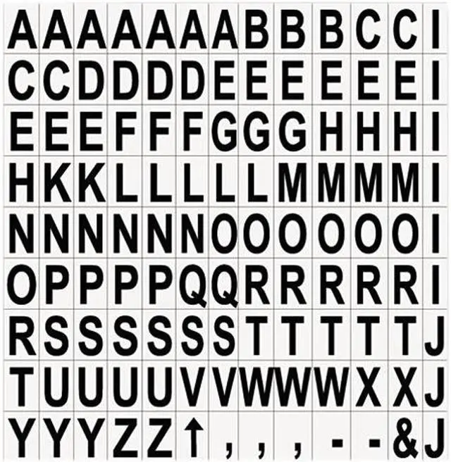 Main image of MasterVision
Interchangeable Magnetic Characters, Letters, Black, 3/4""h