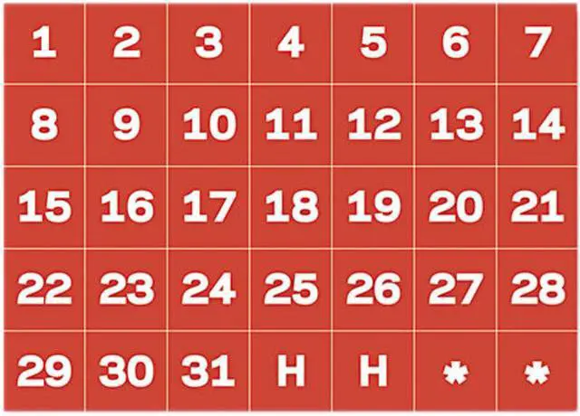 Main image of MasterVision
Calendar Magnetic Tape, Calendar Dates, Red/White, 1" x 1"