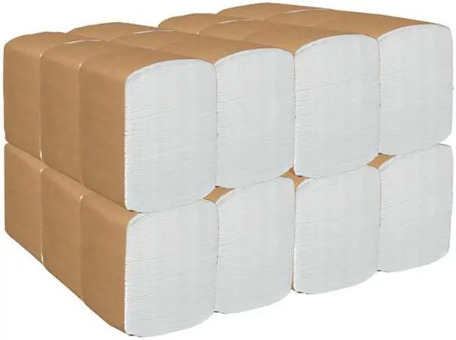 Alt view image 3 of 4 - Scott Dinner Paper Napkins (98730), Disposable, White, 1/8 Fold, 1-Ply, 12" x 17" (Unfolded), 15 Packs of 400 Beverage Napkins (6,000 / Case)