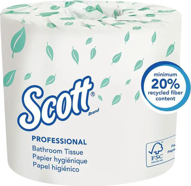 Main image of Scott KCC04460RL Essential Standard Roll Bathroom Tissue - One Roll