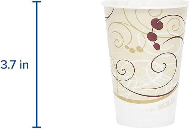 Alt view image 6 of 7 - Solo Cup R7N-J8000 Waxed Paper Cold Cups