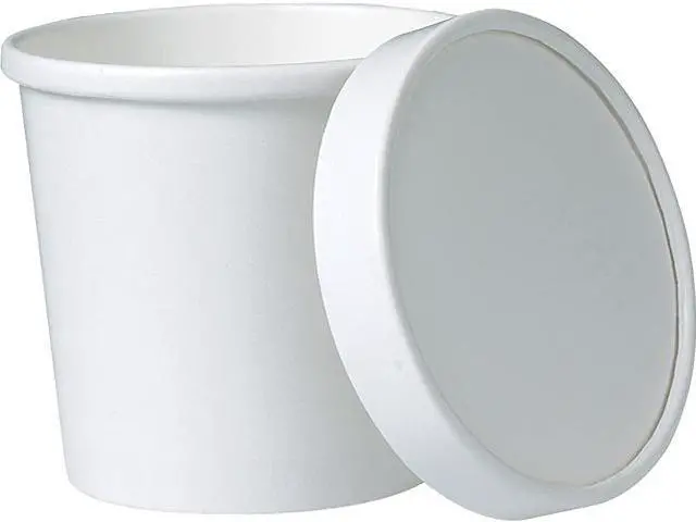 Main image of Solo Cup KHSB12A-2050 Flexstyle Food Lid Container, 3.6" Dia., 12.1 oz., White, 250/Carton