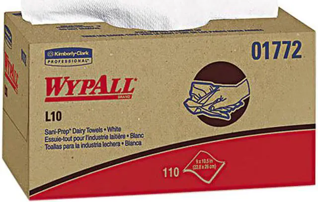 Main image of Kimberly-Clark Professional KCC 01772 WYPALL* L10 SANI-PREP* Dairy Towels - 1980 Sheet(s)/Case