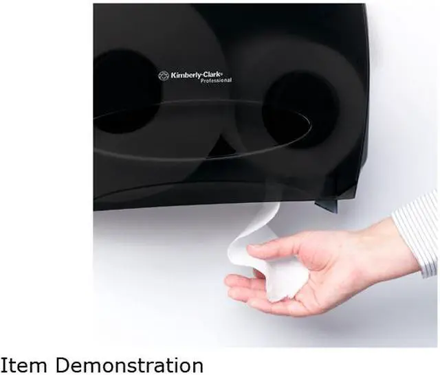 Alt view image 2 of 3 - Scott JRT Jr. Escort Jumbo Roll Bathroom Tissue Dispenser with Stub Roll