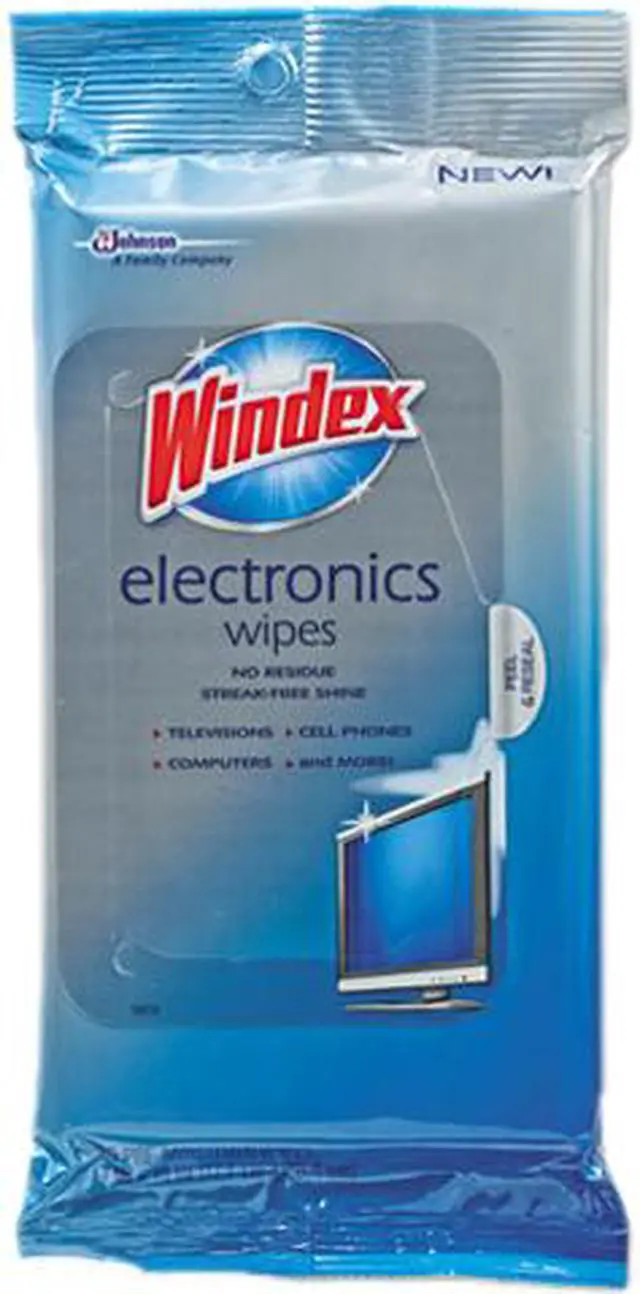 Main image of Windex CB702271 Electronics Cleaner, 25 Wipes, 1 Pack