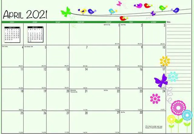 Alt view image 3 of 13 - House of Doolittle 2395-08 Seasonal Monthly Academic Planner, 10 x 7, Light Blue, 2020-2021