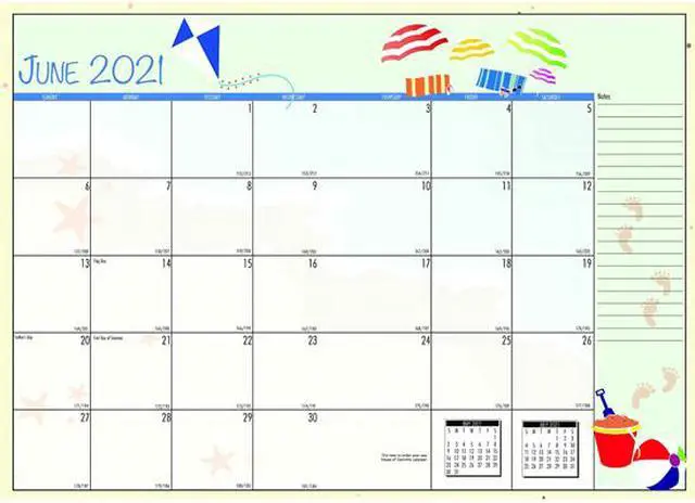 Alt view image 6 of 13 - House of Doolittle 2395-08 Seasonal Monthly Academic Planner, 10 x 7, Light Blue, 2020-2021