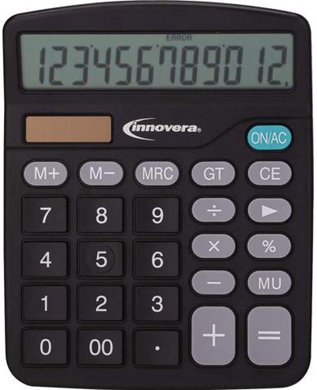 Main image of Innovera IVR15923 15923 Desktop Calculator, 12-Digit, LCD