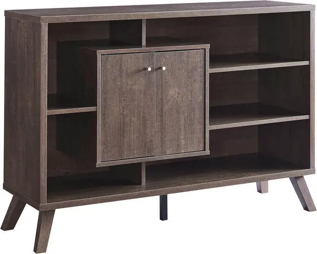 Main image of Brassex Multi-Tier Buffett / Server with Storage - Walnut Oak  (18017)