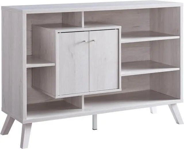 Main image of Brassex Multi-Tier Buffett / Server with Storage - White Oak  (18023)
