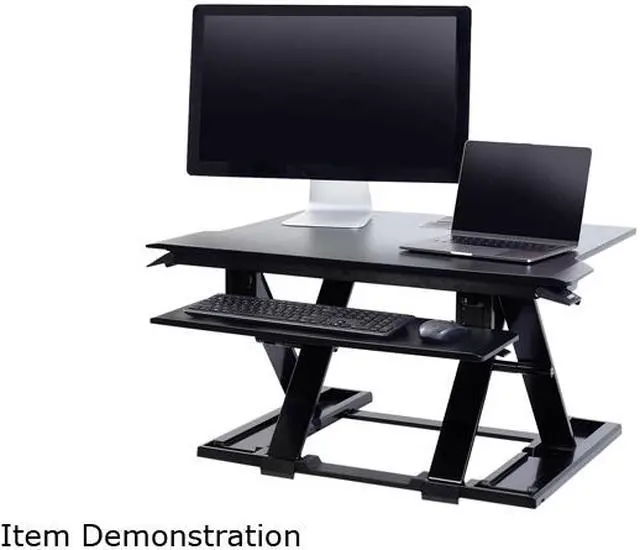 Main image of Ergotron 33-467-921 WorkFit TX Standing Desk Converter, 36.6" x 33" x 19", Black