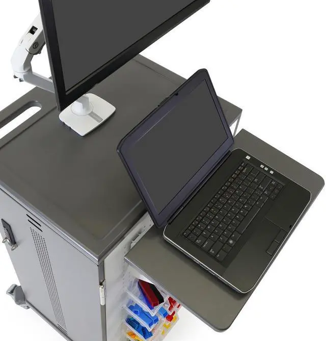 Alt view image 3 of 3 - Ergotron 98-381-F56 Pegboard Shelf