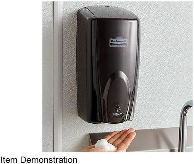 Alt view image 4 of 4 - Rubbermaid FG750127 Autofoam 1100 mL Black / Black Pearl Automatic Hands-Free Soap Dispenser