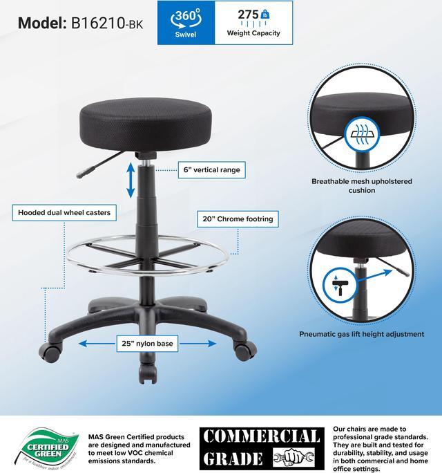 20 Chrome Office Chair Foot Ring