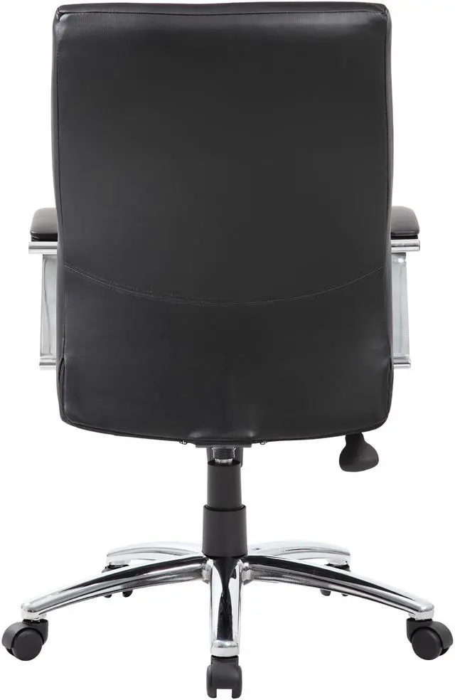 Alt view image 6 of 8 - Boss Office Supplies B10101-BK LeatherPlus Executive Chair