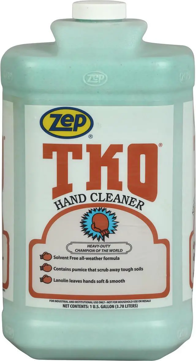 Alt view image 2 of 3 - Zep TKO Hand Cleaner - Lemon Lime Scent - 1 gal (3.8 L) Container - 4 Container/Carton  R54824CT