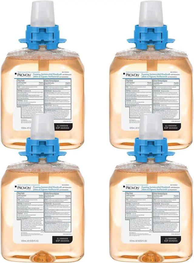 Main image of GOJO 518604CT FMX-12 Foaming Antimicrobial Handwash - Fruity Scent - 42.3 fl. oz. (1250 mL)