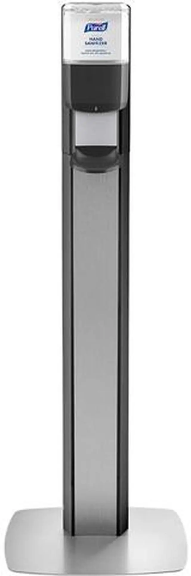 Main image of GOJO 7318-DS-SLV PURELL MESSENGER ES8 Silver Panel Floor Stand With Dispenser
