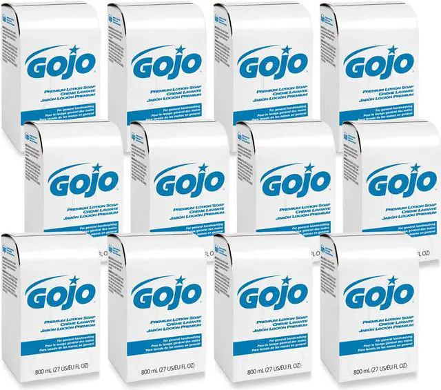 Alt view image 3 of 3 - GOJO Premium Lotion Soap, Waterfall - 800 mL Bag-in-Box Refill - 12/Carton 9106-12