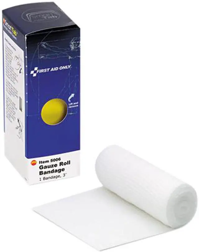 Main image of First Aid Only FAE-5006 Gauze Bandages, 3”, 1 Roll