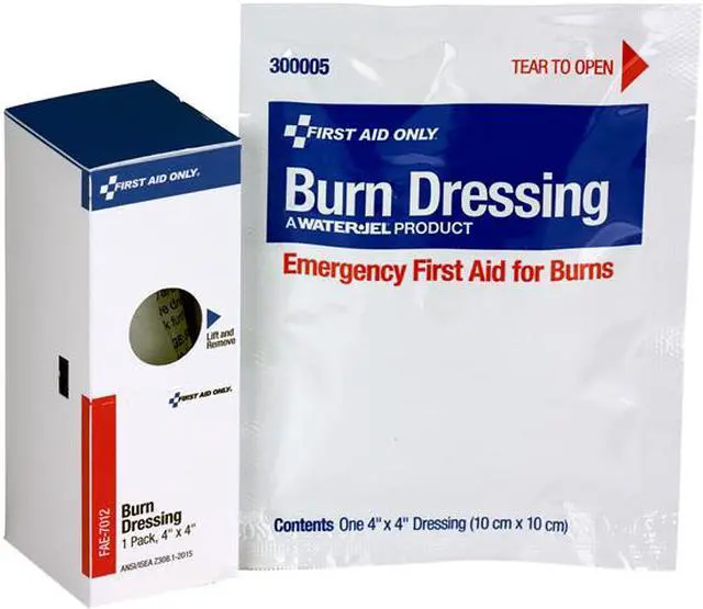 Main image of First Aid Only FAE-7012 SmartCompliance Refill Burn Dressing, 4" x 4", White