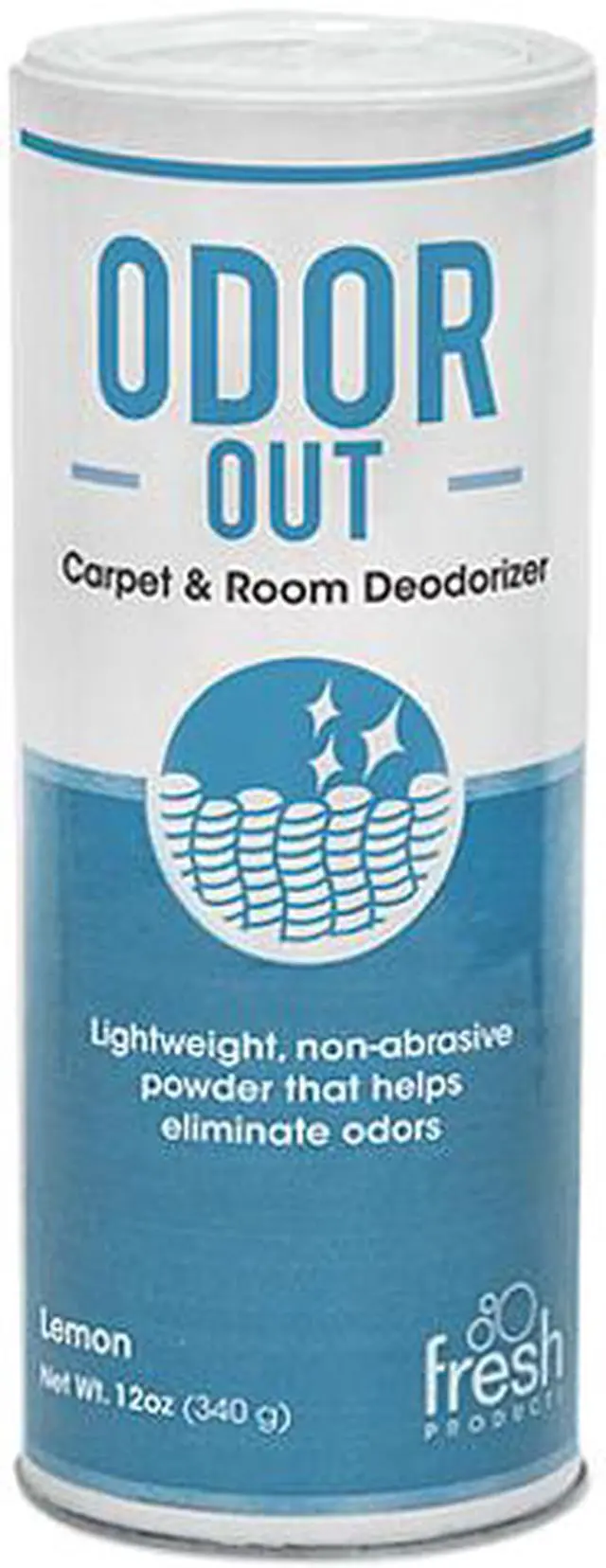 Main image of Fresh Products 12-14-OO-LE-F Odor-Out Rug/Room Deodorant, Lemon, 12 oz Shaker Can, 12 / Box