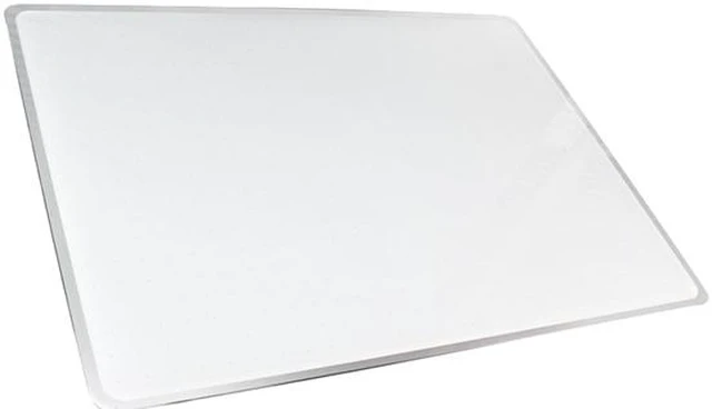 Alt view image 2 of 2 - Floortex FCVGM3040WG Viztex Glacier Polar White Multi-Purpose Grid Glass Dry Erase Board 30" x 40"